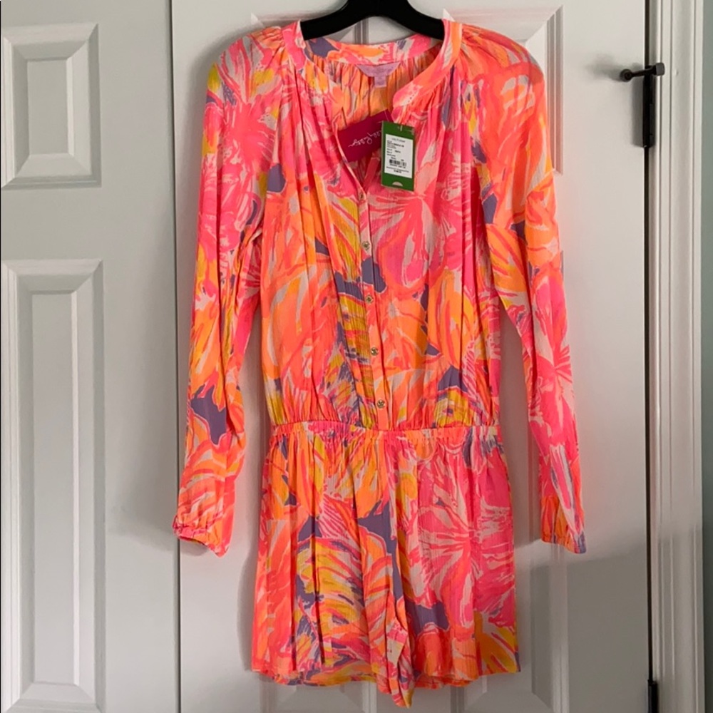 NWT Lilly Pulitzer Elsa Romper Size XS
